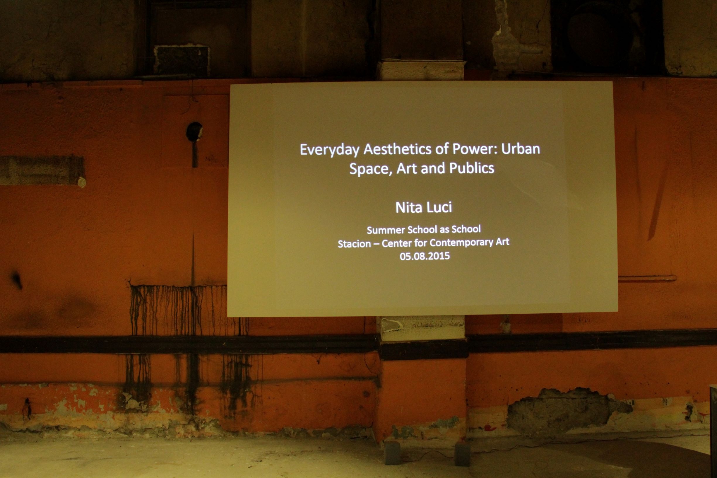 Nita Luci: Everyday Aesthetics of Power: Urban Space, Art and Publics