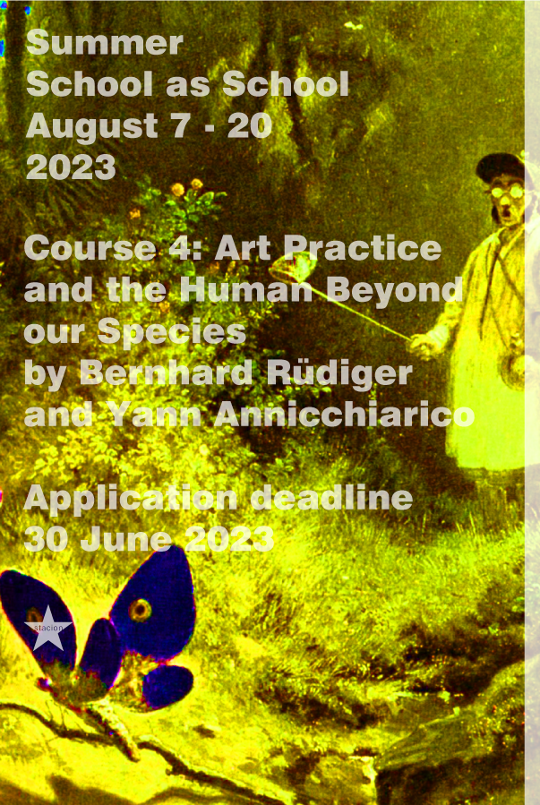 Course 4: Art Practice and the Human Beyond our Species